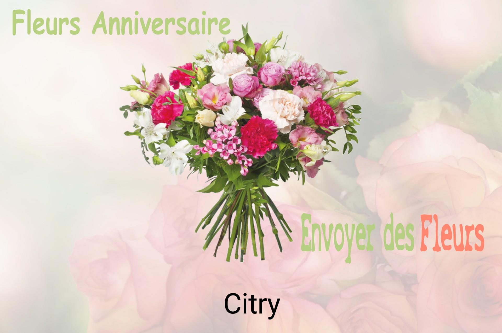 Bouquet de fleurs d’anniversaire livré à Citry