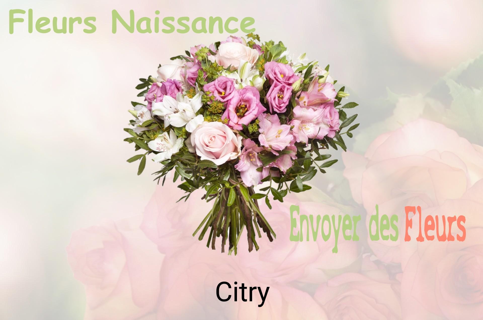 Bouquet de fleurs de naissance livré à Citry